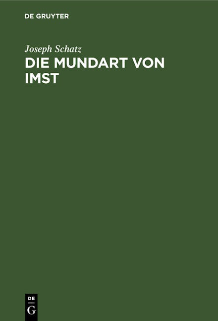 Die Mundart von Imst