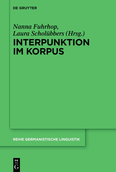 Cover image for Interpunktion im Korpus, isbn: 9783111333687