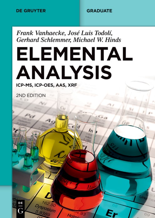 Cover image for Elemental Analysis, isbn: 9783111333717