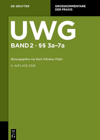 Cover image for §§ 3a-7a, isbn: 9783111342122