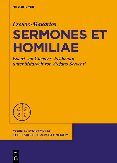 Cover image for Pseudo-Makarios, Sermones et Homiliae, isbn: 9783111345611