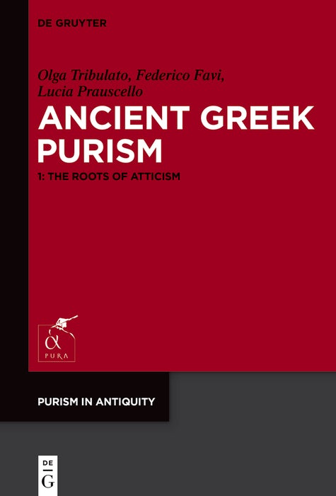 Cover image for Ancient Greek Purism, isbn: 9783111350752