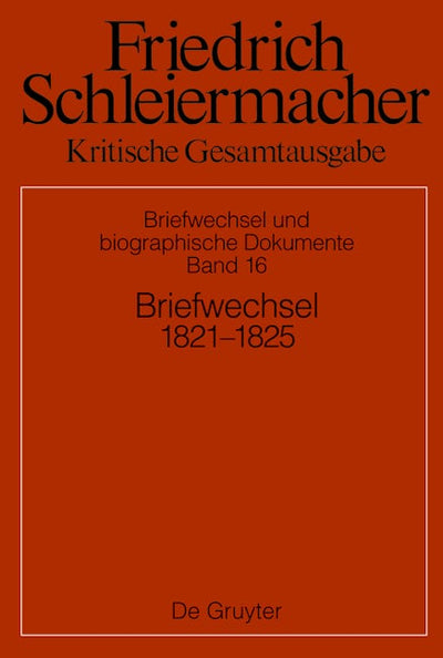 Briefwechsel 1821–1824