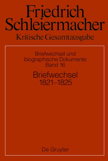 Briefwechsel 1821–1824