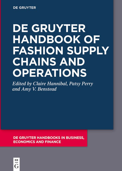 Cover image for De Gruyter Handbook of Fashion Supply Chains and Operations, isbn: 9783111383880