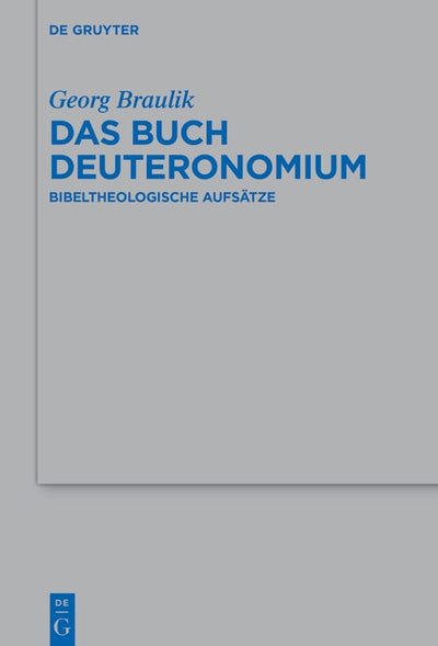 Cover image for Das Buch Deuteronomium, isbn: 9783111484266