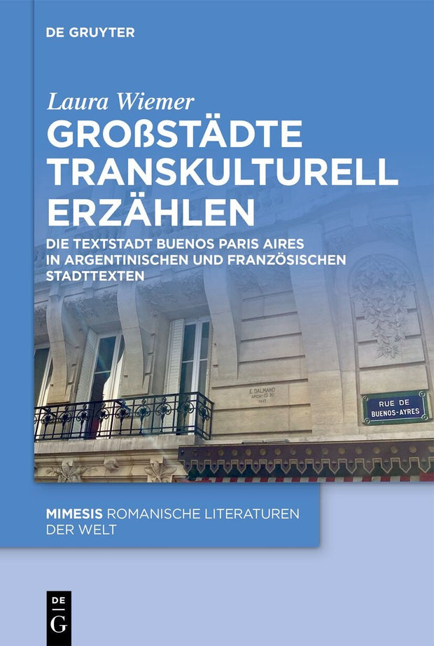 Cover image for Großstädte transkulturell erzählen, isbn: 9783111502472