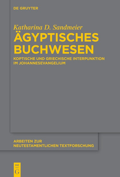 Cover image for Ägyptisches Buchwesen, isbn: 9783111506487