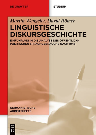 Cover image for Linguistische Diskursgeschichte, isbn: 9783111544038