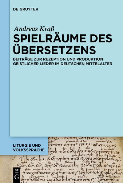 Cover image for Spielräume des Übersetzens, isbn: 9783111556703