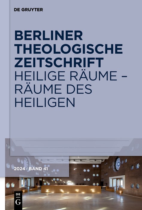 Cover image for Heilige Räume – Räume des Heiligen, isbn: 9783111561042