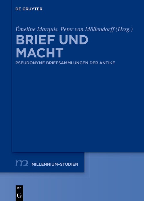 Cover image for Brief und Macht, isbn: 9783111612119