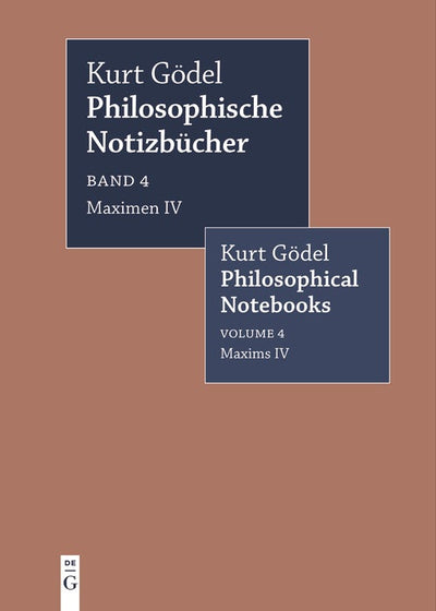 Cover image for Maximen IV / Maxims IV, isbn: 9783111622538