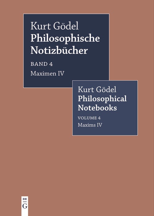 Cover image for Maximen IV / Maxims IV, isbn: 9783111622538