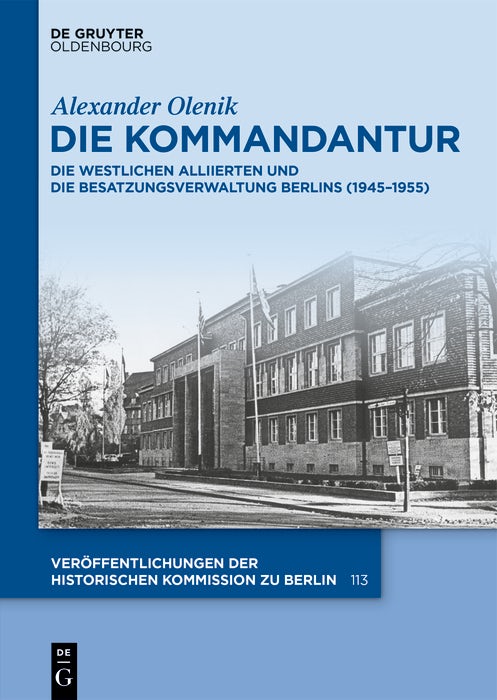 Cover image for Die Kommandantur, isbn: 9783111630502