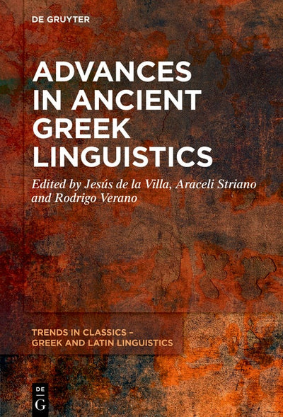 Cover image for Advances in Ancient Greek Linguistics, isbn: 9783111633619