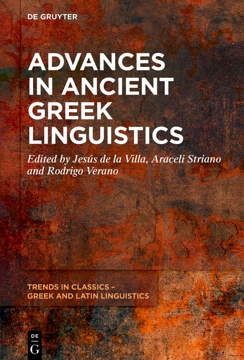 Cover image for Advances in Ancient Greek Linguistics, isbn: 9783111633619