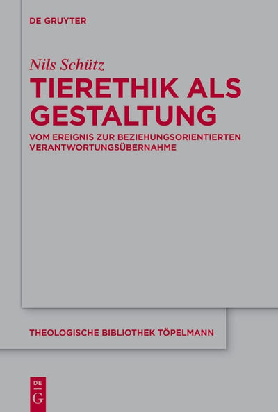 Cover image for Tierethik als Gestaltung, isbn: 9783111642505