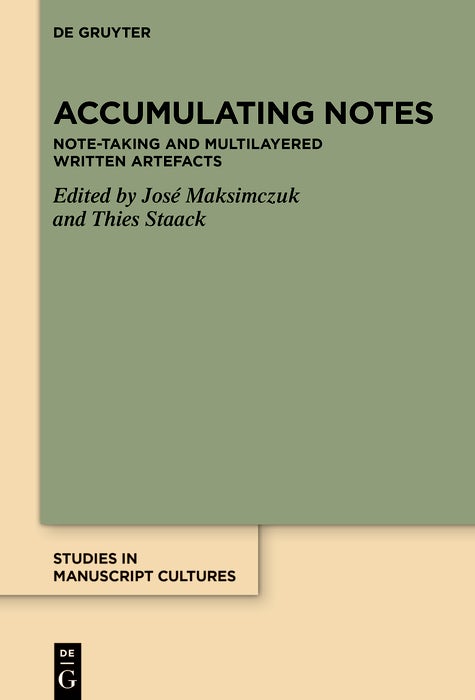 Cover image for Accumulating Notes, isbn: 9783111682754