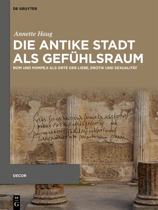 Cover image for Die antike Stadt als Gefühlsraum, isbn: 9783111710655