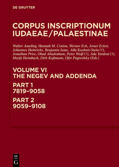 Cover image for The Negev and Addenda, isbn: 9783112237021