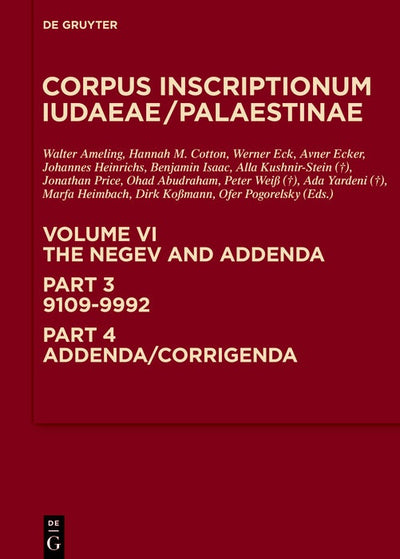 Cover image for The Negev and Addenda, isbn: 9783112250204