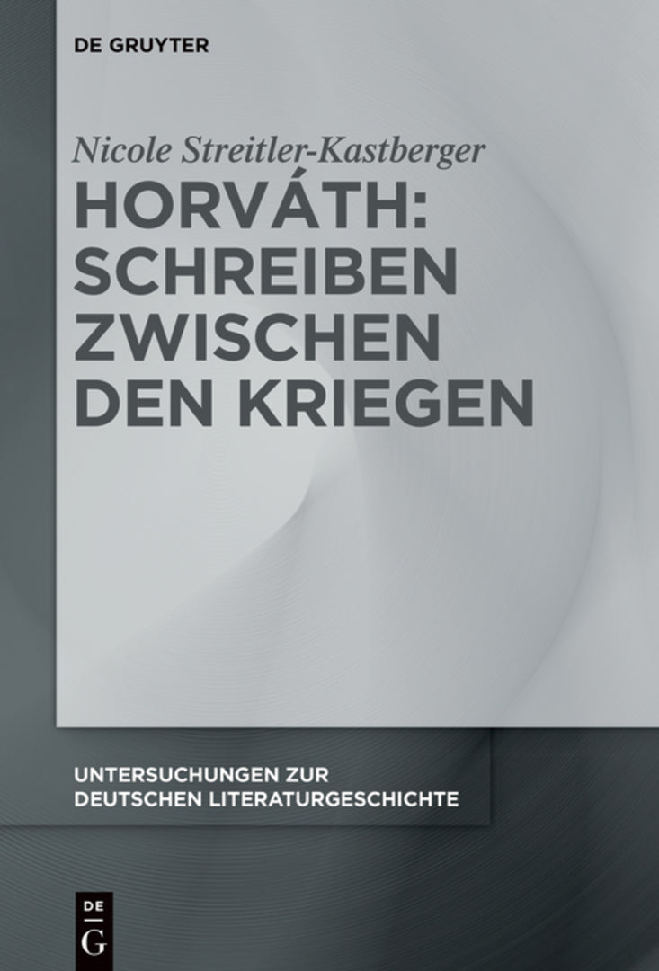 Cover image for Horváth: Schreiben zwischen den Kriegen ISBN 9783112275290
