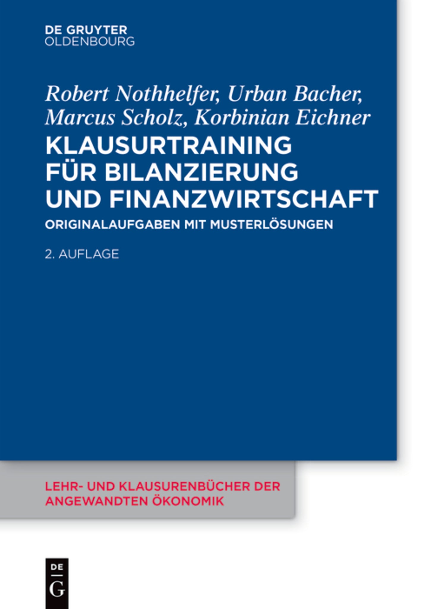 Cover image for Klausurtraining für Bilanzierung und Finanzwirtschaft ISBN 9783112276228