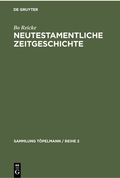 Neutestamentliche Zeitgeschichte