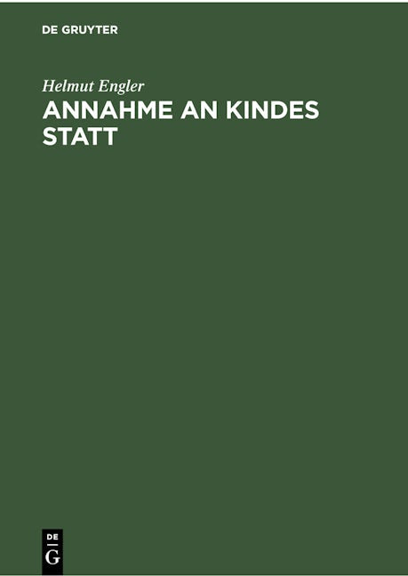 Annahme an Kindes Statt