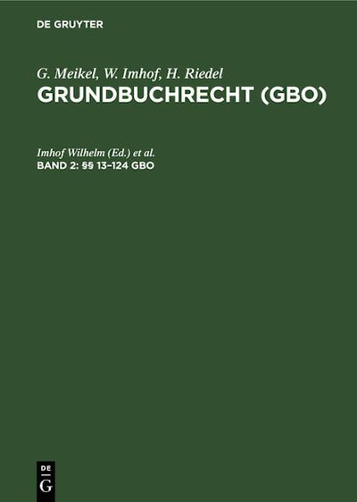 §§ 13–124 GBO