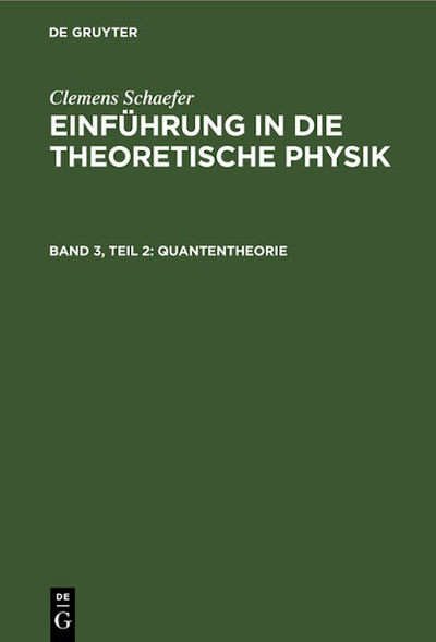 Quantentheorie