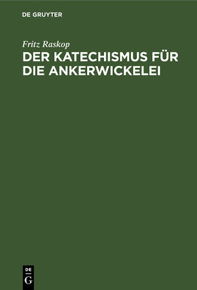Der Katechismus für die Ankerwickelei
