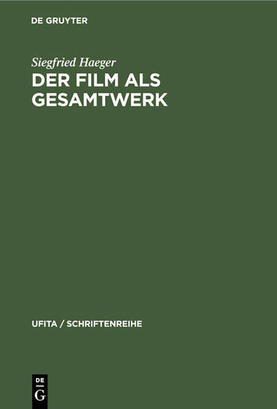 Der Film als Gesamtwerk