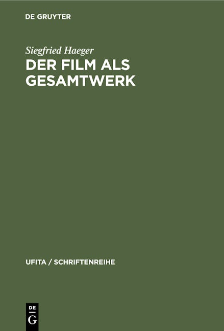 Der Film als Gesamtwerk