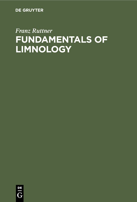 Fundamentals of Limnology