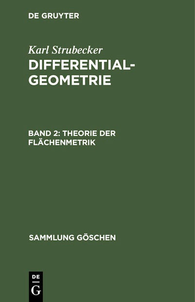 Theorie der Flächenmetrik
