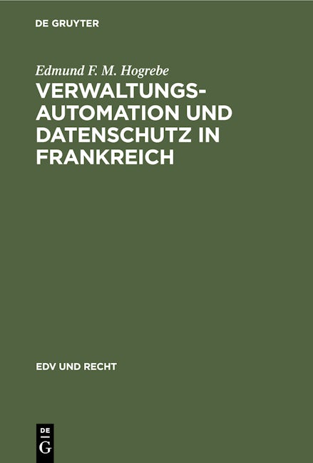 Verwaltungsautomation und Datenschutz in Frankreich