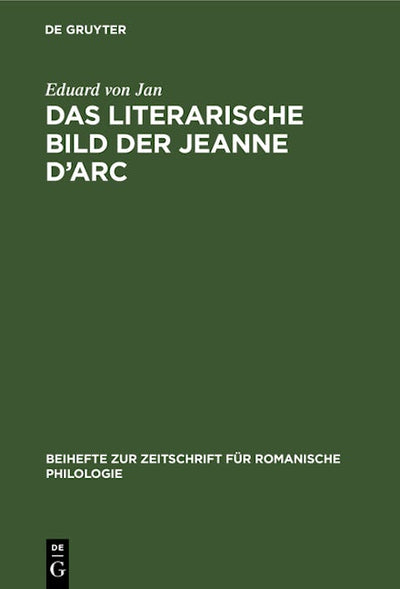 Das literarische Bild der Jeanne d’Arc