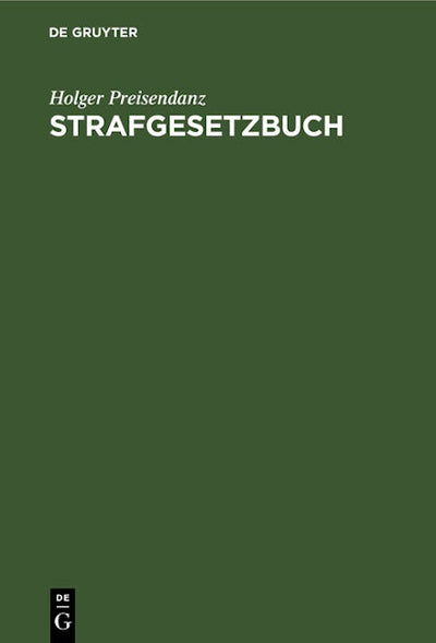 Strafgesetzbuch