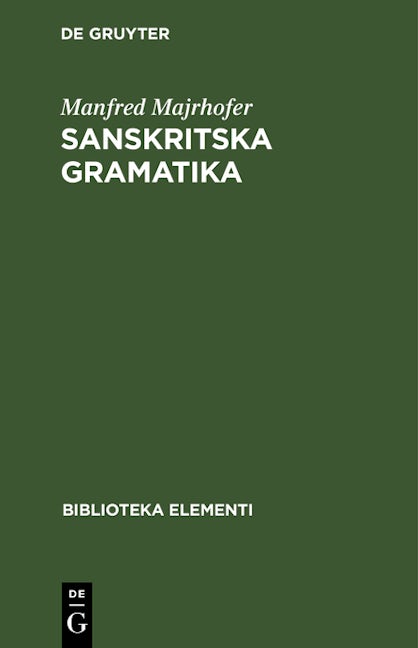 Sanskritska Gramatika