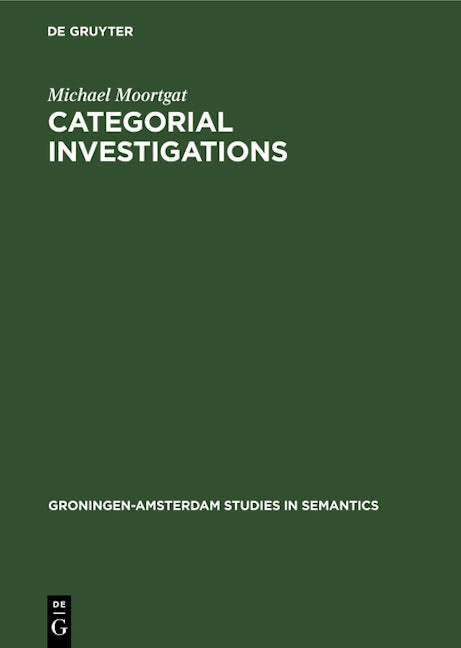 Categorial Investigations