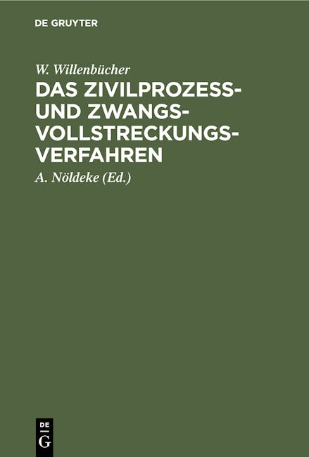 Das Zivilprozeß- und Zwangsvollstreckungsverfahren