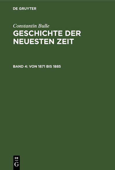 Von 1871 bis 1885
