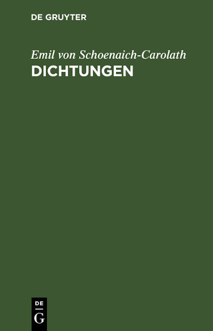 Dichtungen
