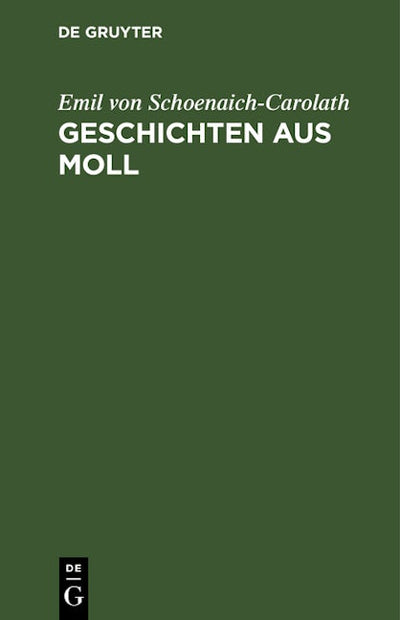 Geschichten aus Moll