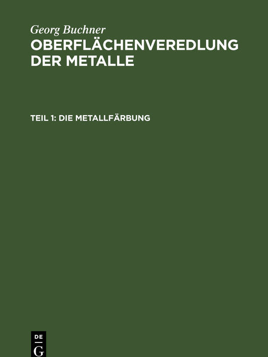 Die Metallfärbung