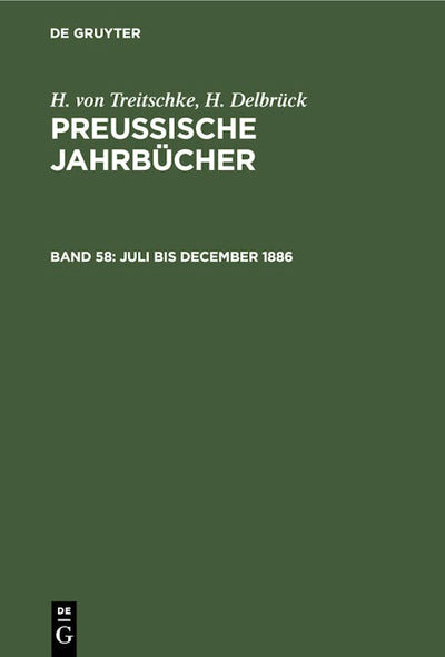 Juli bis December 1886
