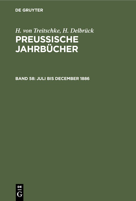 Juli bis December 1886