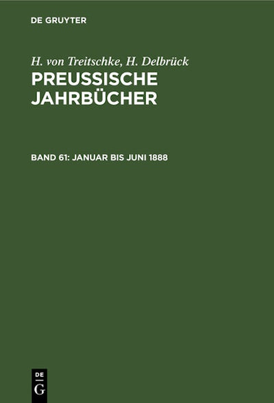 Januar bis Juni 1888